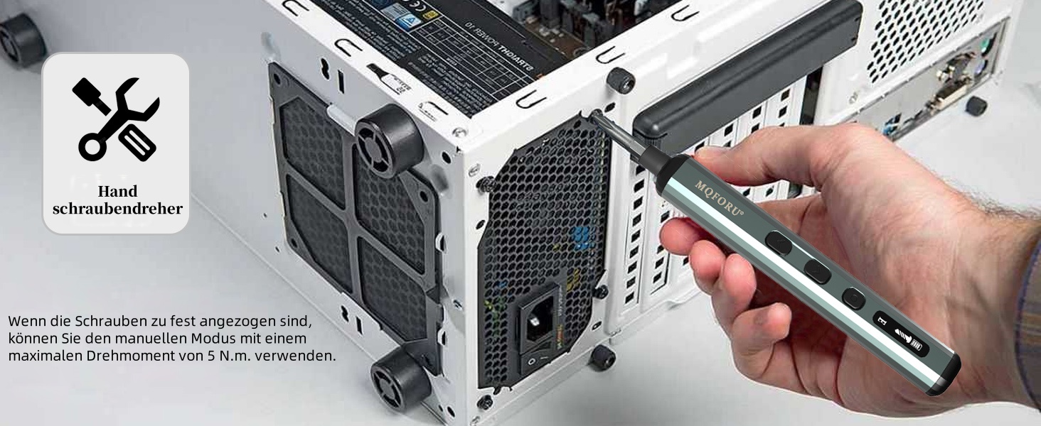 Набір електричних викруток MQFORU Mini 72 в 1: прецизійний інструмент з 64 магнітними бітами, 5 моментами обертання, LED підсвіткою для ремонту телефонів, годинників, камер