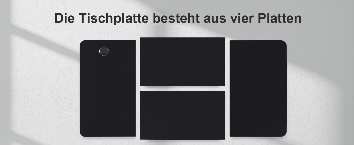 Регульований стіл Homall 200x80 см з USB-портом, електричний, з органайзером для кабелів, пам'ять позицій, для комп'ютера, чорний