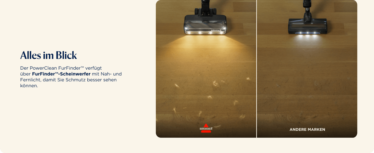 Акумуляторний пилосос Bissell PowerClean FurGuard для шерсті тварин з HEPA-фільтром, 2500 mAh, 50 хв роботи