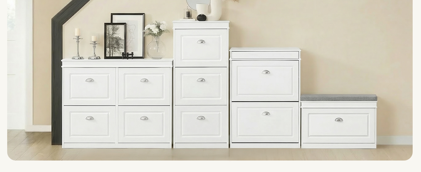 Шафа для взуття SoBuy з шухлядою та гачками, 8 пар, блакитна, MDF, 54x24x82 см – FSR78-B