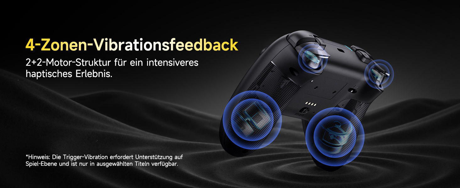 Бездротовий контролер EasySMX X05PRO для ПК, Switch, Android, iOS - ігровий контролер з тихими клавішами, Hall-joystick, 1000mAh акумулятор