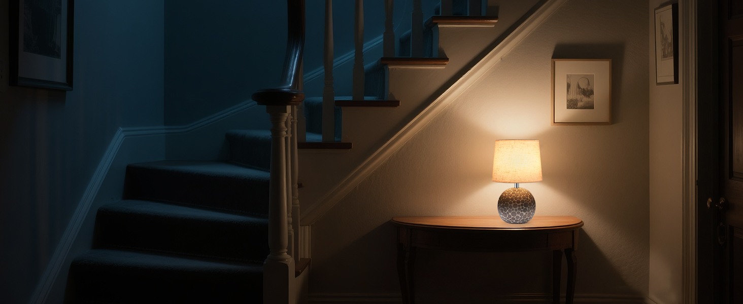 EGOBASIC LED-лампа настільна керамічна акумуляторна з пультом, бездротова, з таймером, регульована яскравість, 12 кольорів RGB, для вітальні, спальні, їдальні (вінтажний цоколь)