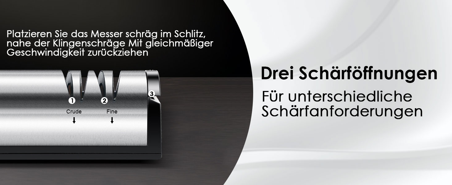 Електричний заточувач для ножів 3 в 1 з алмазним напилком для кухонних ножів, ножиць та топориків