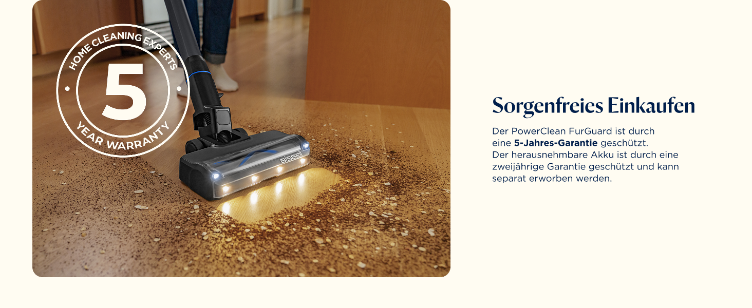 Акумуляторний пилосос Bissell PowerClean FurGuard для шерсті тварин: 280W, HEPA-фільтр, самоочисна щітка, 50 хв роботи