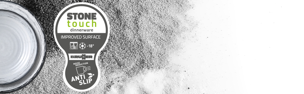 Набір столових приборів BRUNNER 0830155N.C5T, блакитний та сірий, 16 штук