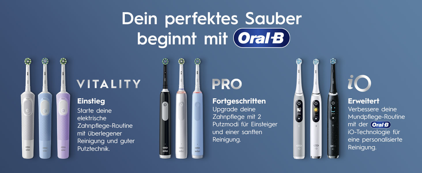 Електрична зубна щітка Oral-B Pro Series 1, чорна