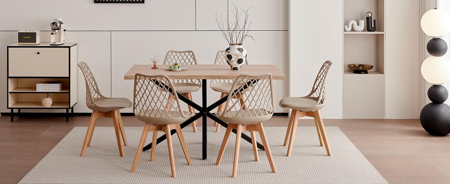 Сучасний прямокутний стіл з МДФ-плитою та чорними металевими ніжками, для вітальні або кухні, 140x78x77 см, темний дуб, структура темного дуба