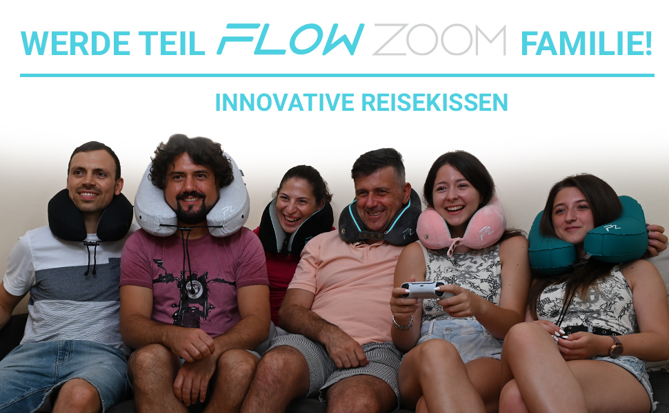 Зручна подушка для шиї з рогами FLOWZOOM для літака і автомобіля Дорожня подушка з піни з ефектом пам'яті з вузькою спинкою і миється чохлом (бархатисто-м'який і дихаючий) - сірі (мрійливо-чорні) рогові подушки для дорослих