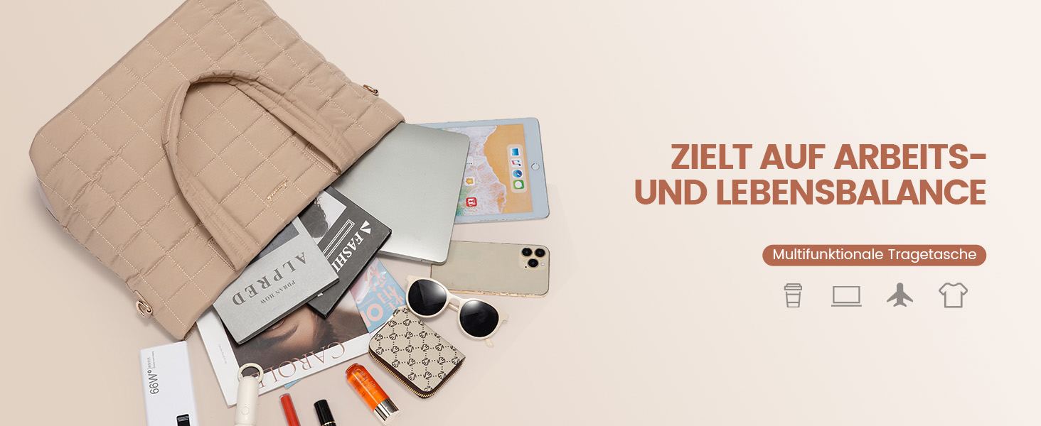 Сумка для ноутбука LOVEVOOK для жінок, 15.6 дюймів, хакі. Сумка-шоппер, робоча сумка, сумка для навчання, офісна сумка, сумка через плече для бізнесу та навчання