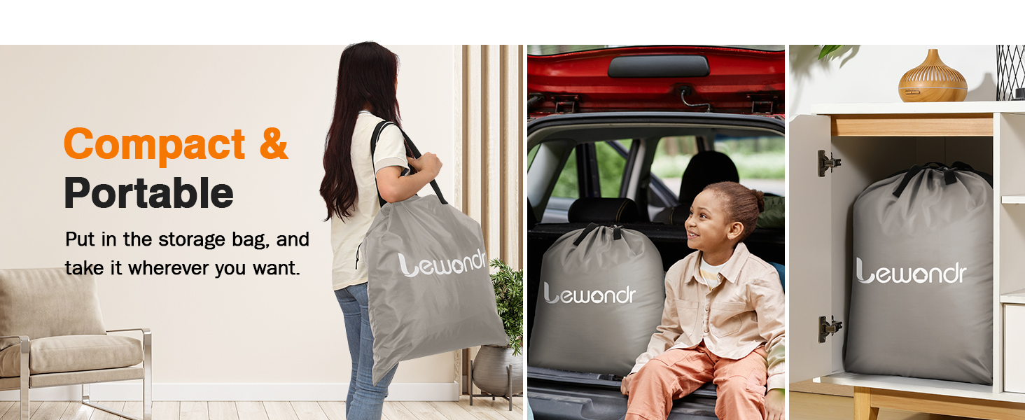 Надувне ліжко Lewondr на 2 особи з вбудованим насосом, 203x152x33 см. З подушкою, самонадувне, для кемпінгу, дому, гостей, подорожей (250 кг MAX), кольору хакі