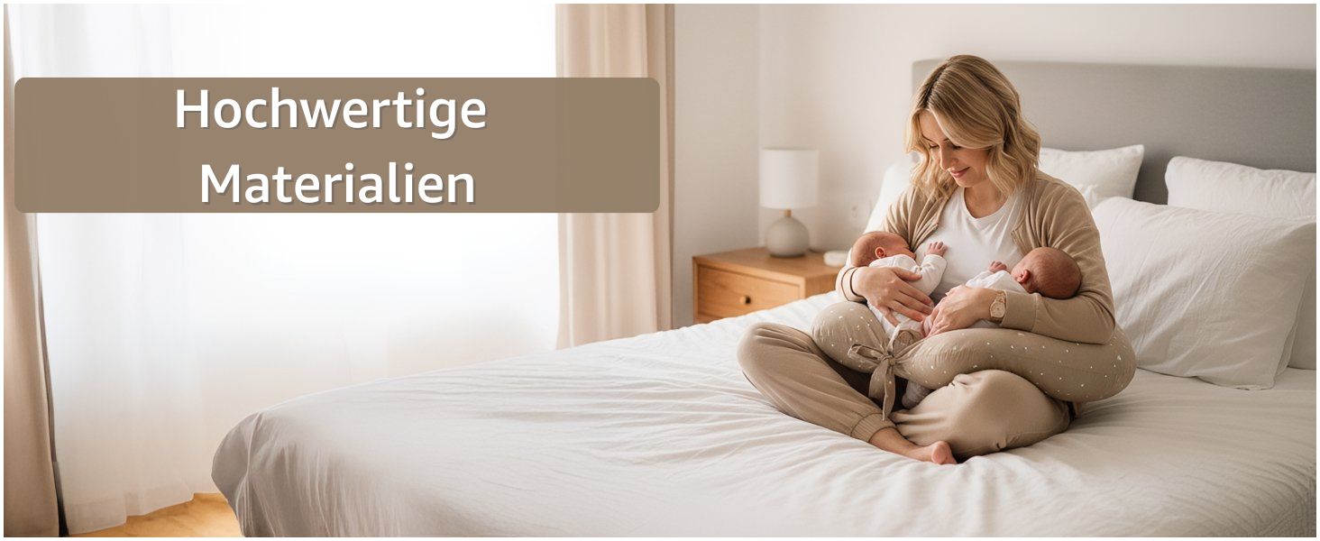 Подушка для годування Stillkissen XXL для двійні 90x50 см, Oeko-Tex, жирафи - подушка для вагітних та немовлят Stillmond