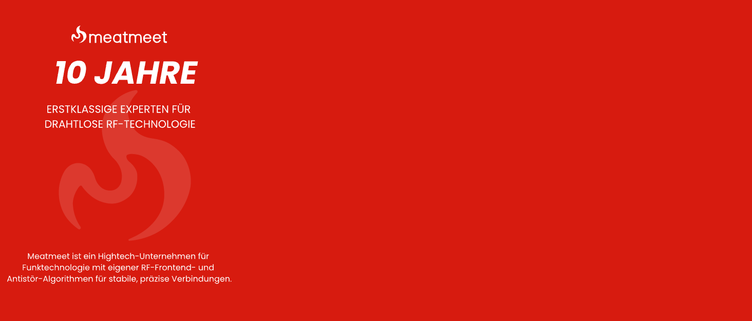 Бездротовий термометр для м'яса з Wi-Fi та Bluetooth, моніторинг через додаток, таймер та сповіщення, водонепроникний (IP67) та маслостійкий, для BBQ, духовки, гриля, кухні MMP1