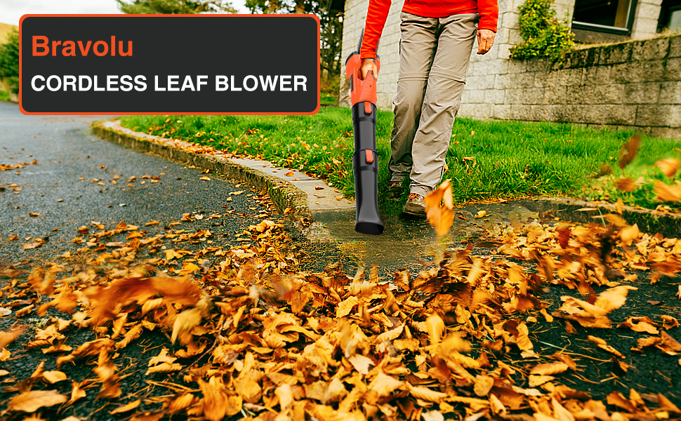 Акумуляторний повітродувач Bravolu 21V, 210 км/год, 4.0 Ah, 4000mAh, з зарядним пристроєм, 6 швидкостей