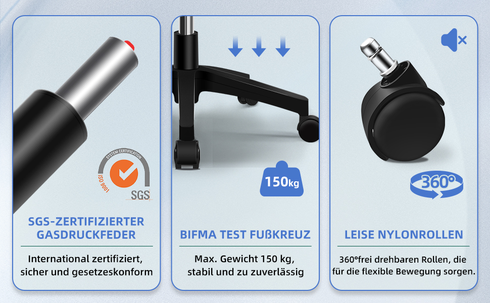Офісний крісло Hinode з підйомними підлокітниками та функцією гойдання, 360° обертання, регульована висота, ергономічне крісло для дому/офісу з дихаючою сіткою, до 150 кг, чорний, Стиль 1