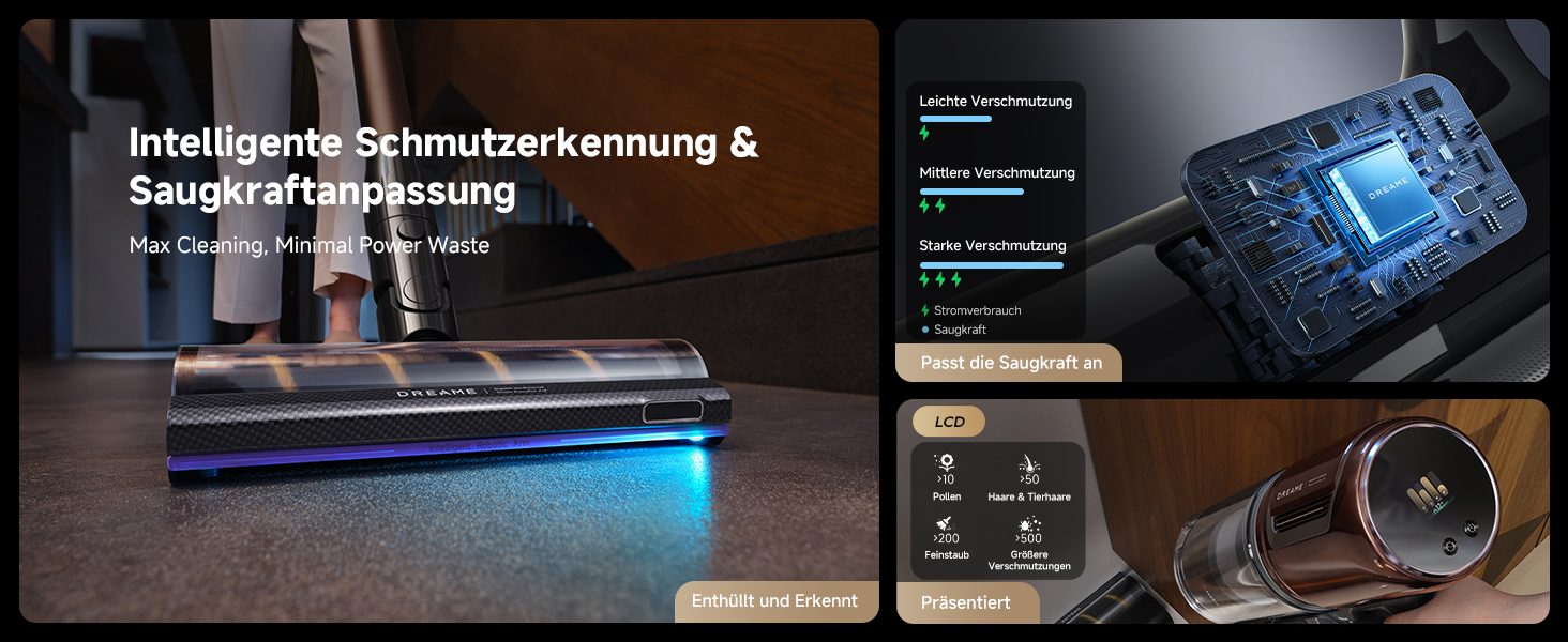 Dreame V30 Бездротовий пилосос для твердих підлог і килимів 24000PA, 90 хв, фільтр 99.99%, видалення шерсті тварин