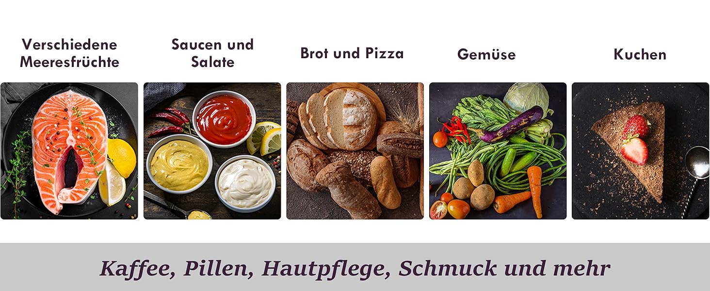 Вакууматор для продуктів Mesliese 6-в-1, потужність 90 кПа, компактний вакуумний пакувальник з різаком, режимами для сухих та вологих продуктів, набором пакетів (Темно-сірий)