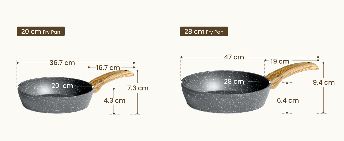 Набір каструль Kitchen Academy Induktion 12 шт. з нержавіючої сталі, сірий граніт, антипригарне покриття, PFOA & PFOS-free