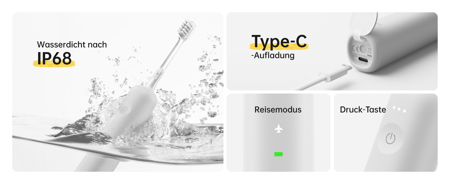 Електрична зубна щітка Laifen Wave Spezial з осциляцією та вібрацією, звукова, для дорослих, з додатком, 2 насадки (зелена)