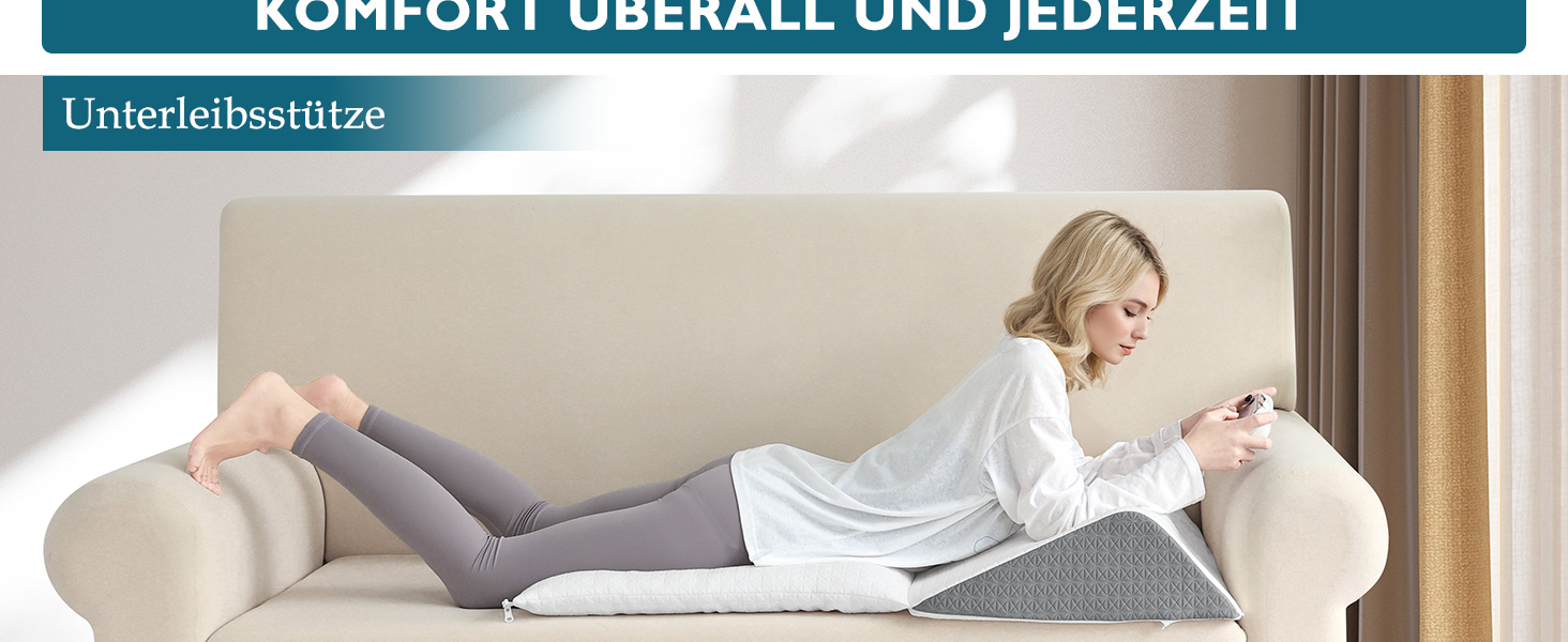 Подушка для підйому ніг TANYOO - подушка під коліна для спини, з memory foam, для відновлення після операцій