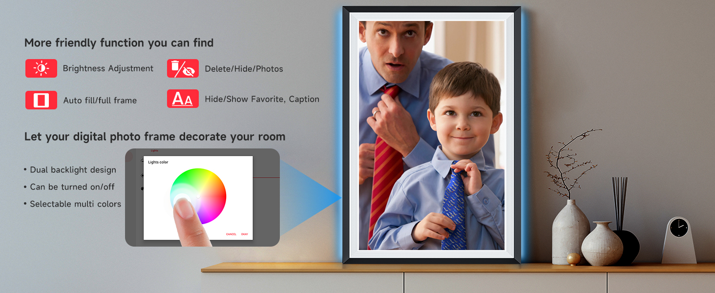 Цифровий фотоальбом FRAMEO 15.6