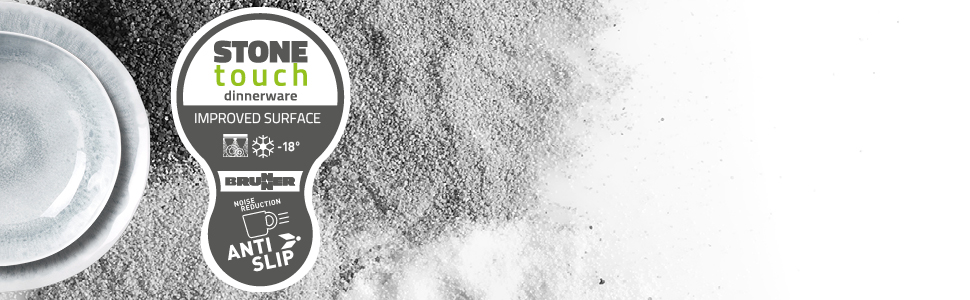 Набір столових приборів BRUNNER 0830155N.C5T, блакитний, сірий, 16 шт.