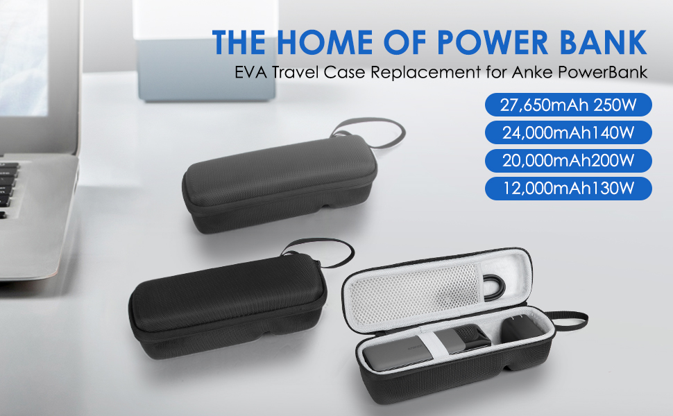 Футляр для перенесення для Anker Prime 20000mAh Power Bank, жорсткий чохол EVA (сумісний з 200 Вт)