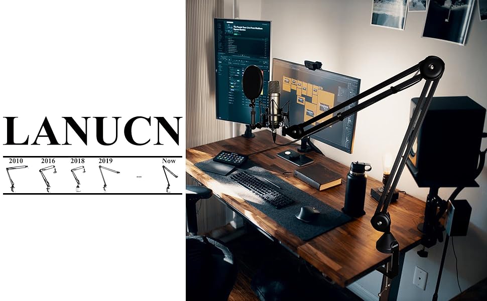 Мікрофонний стійкий кронштейн Mikrofon Arm V50 3/8