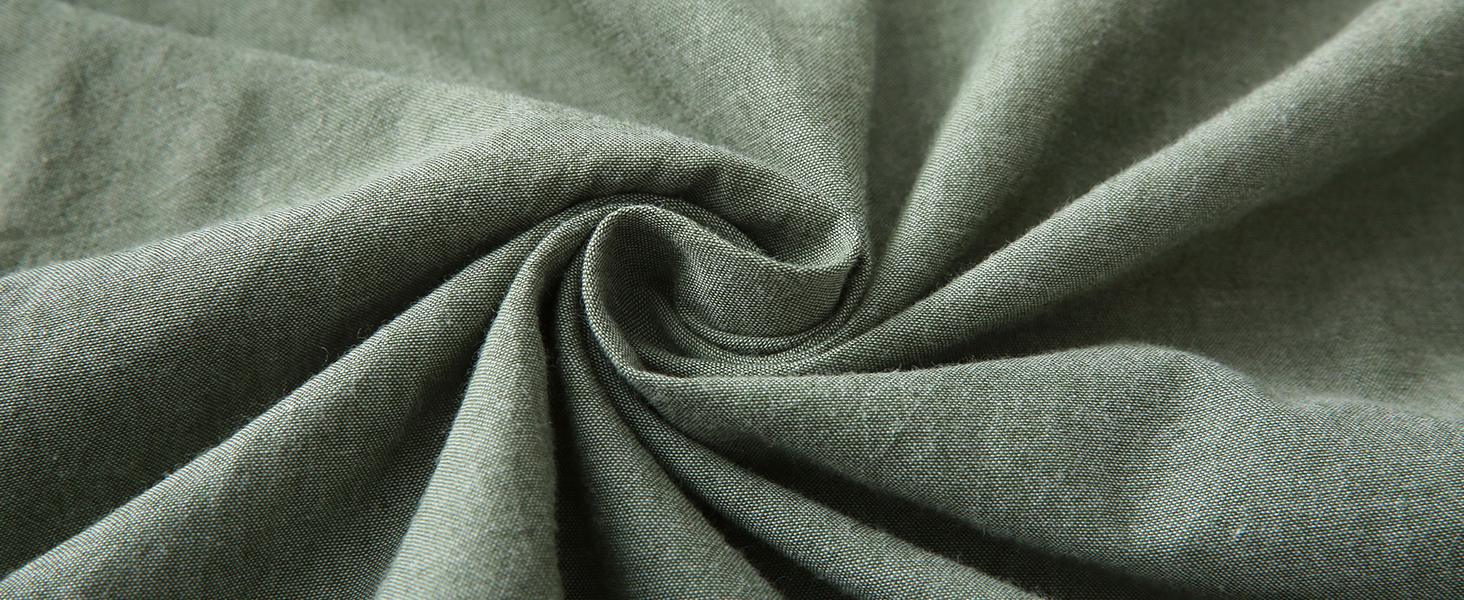 Набір постільної білизни SOULFUL 155x220, бавовна, салатовий, 2 шт. (1x155x220, 1x80x80)