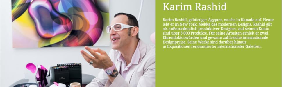 Килимок для ванної KARIM RASHID Designer, 100 поліакрил, не ковзає, ECO-TEХ, гарантія 5 років, 90x130 см, red-bleu