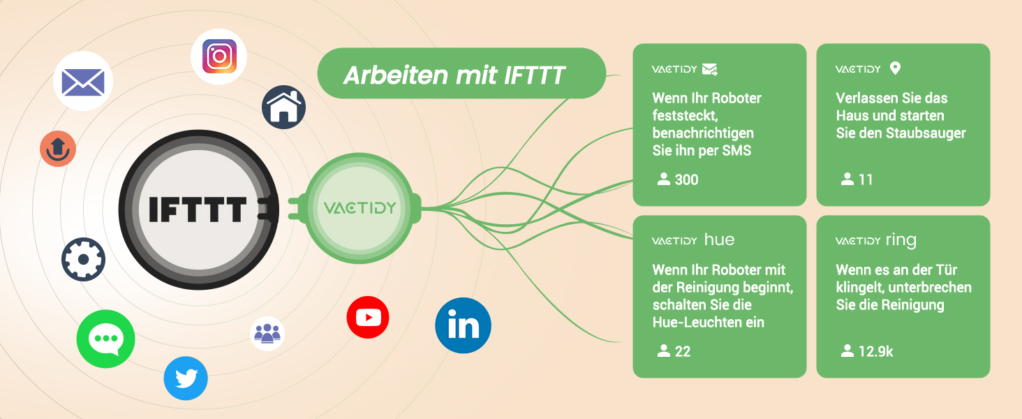 Робот-пилосос Vactidy Nimble T8 2-в-1 з функцією миття, 3000Pa, 120 хвилин роботи, сумісний з Alexa, App, Siri, для видалення шерсті тварин, чорний