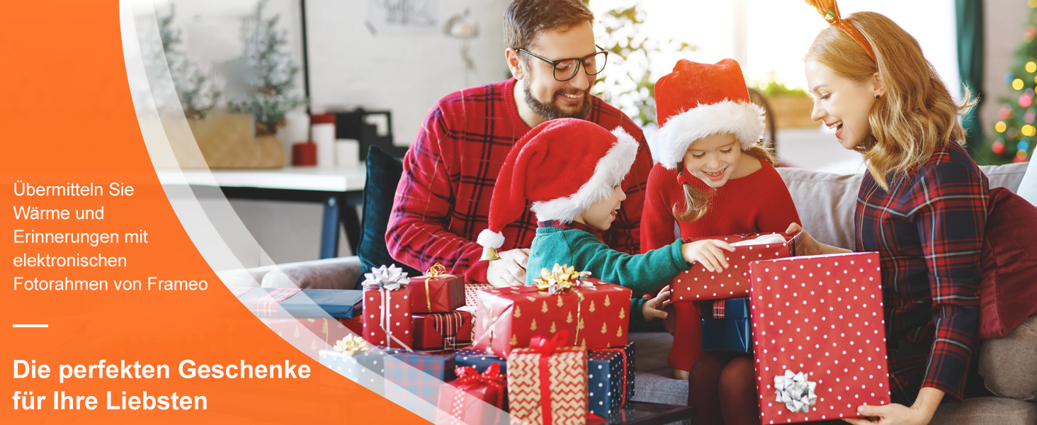 Цифровий фоторамка Frameo WLAN, 10.1 дюйми, LCD сенсорний екран 1280x800, 32GB, автоматичне обертання, підключення Wi-Fi, сумісний з додатком Frameo