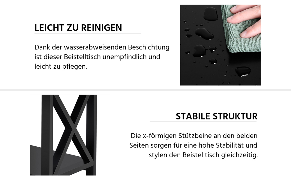 Журнальний столик Yaheetech з шухлядою та полицею, білий, для вітальні та спальні, скандинавський стиль