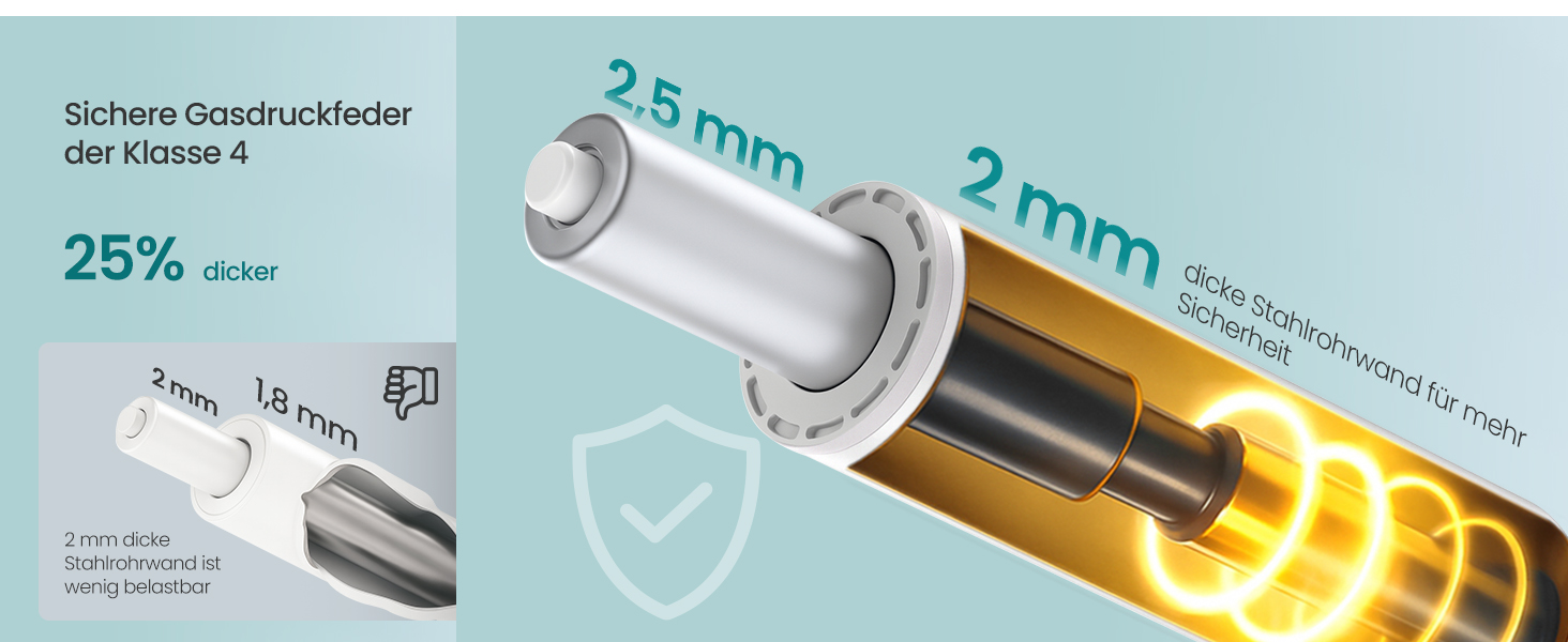 SONGMICS Стілець-табурет для стоячи, регульована висота 48-65.5 см, обертовий, сірий, для офісу та дому (OSC018BH01)
