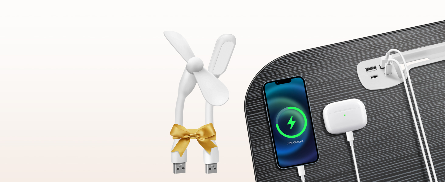 Стіл для ноутбука в ліжко/на диван, складаний, з USB-портами та відділенням для чашки, 60 x 40 см, чорний