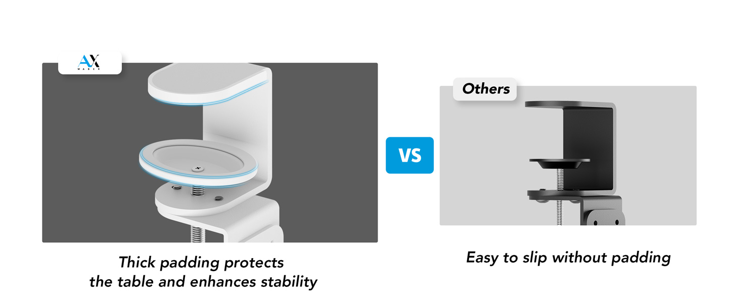 Висувна підставка для клавіатури під стіл з К-подібною фіксацією, великого формату, стійка, висувна платформа 838 мм x 280 мм, білий колір