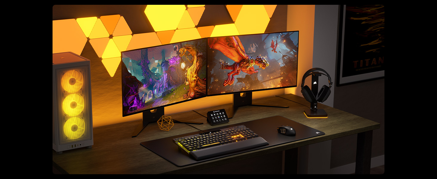 Ігрова миша Corsair Scimitar RGB Elite для MOBA/MMO, дротова, чорна