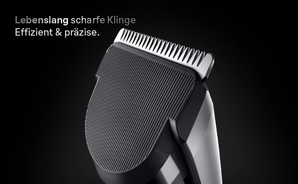 Машинка для стрижки Braun Series 7 HC7590: професійна, акумуляторна, 17 насадок, миюча, сіра