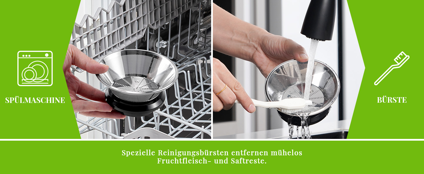 Шокер-віджимач GDOR 800W з нержавіючої сталі, 76 мм, 3 швидкості, для фруктів та овочів, швидке віджимання, легкий у чищенні, BPA-free