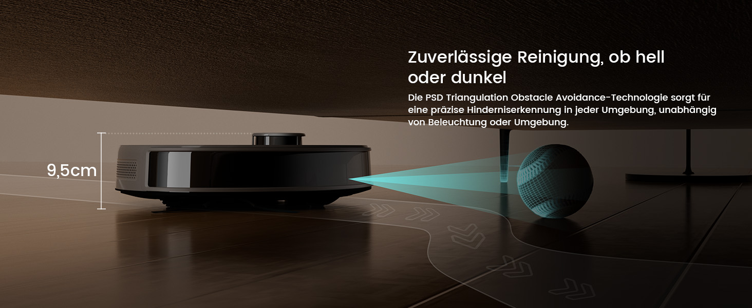 Робот-пилосос LEFANT M2 з функцією миття, LiDAR-навігація, зони заборони, потужність 6000Pa, час роботи 140 хв, багатоступеневе мапування, для шерсті тварин, килимів та твердих підлог M2-G