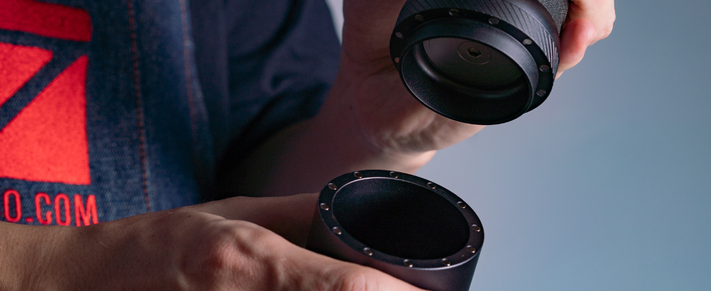 Кавомолка ручна 1Zpresso K-Ultra Eisengrau з конічним жорном з нержавіючої сталі, інтуїтивним налаштуванням та контейнером 40г, у кейсі