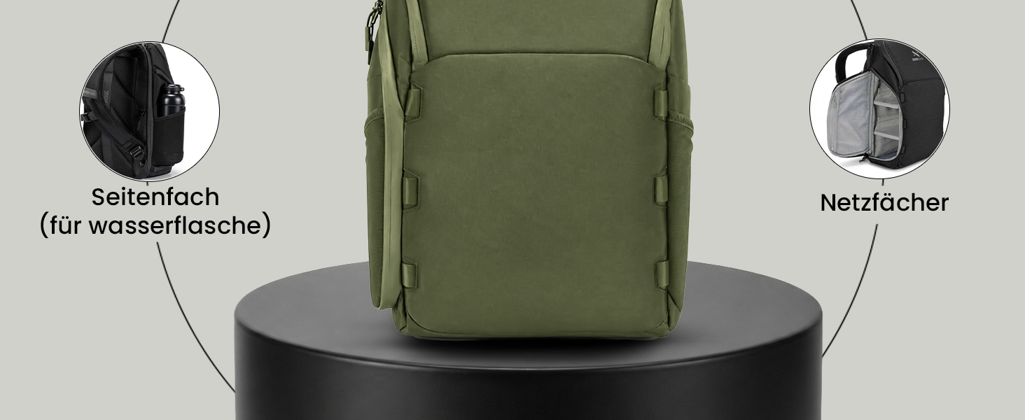Рюкзак для ручної поклажі Zeeksack The Underseat 15L, Petrol (зелений) — компактна сумка в літак