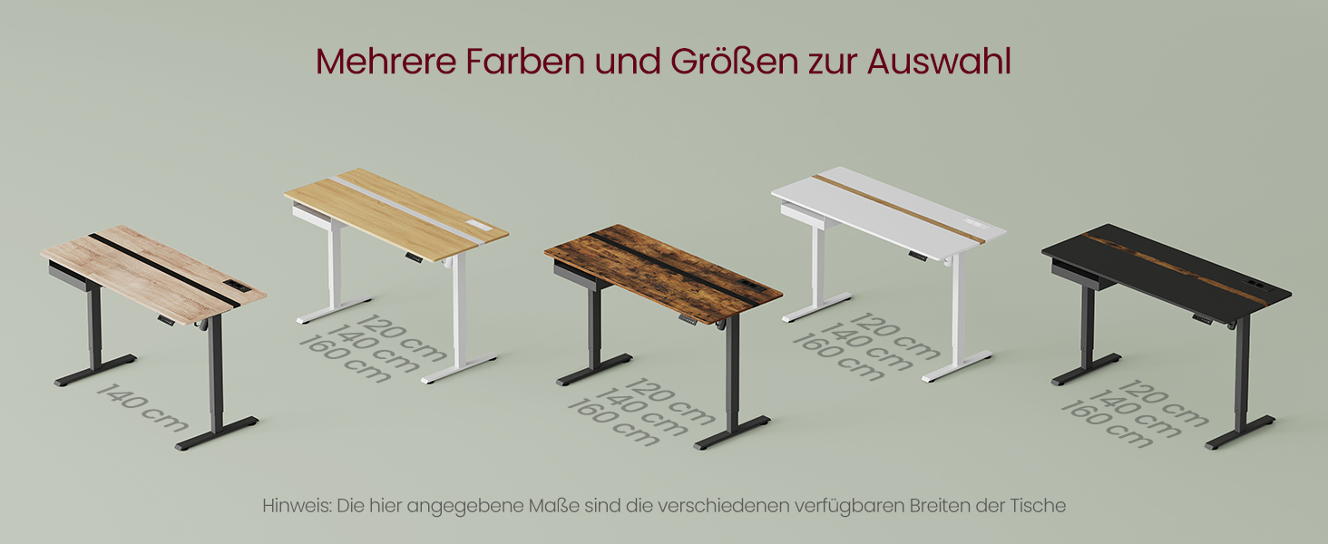 Електричний регульований стіл VASAGLE з пам'яттю висоти, з розетками та ящиком для зберігання, хмаринно-білий + золотий дуб, LSD112W01