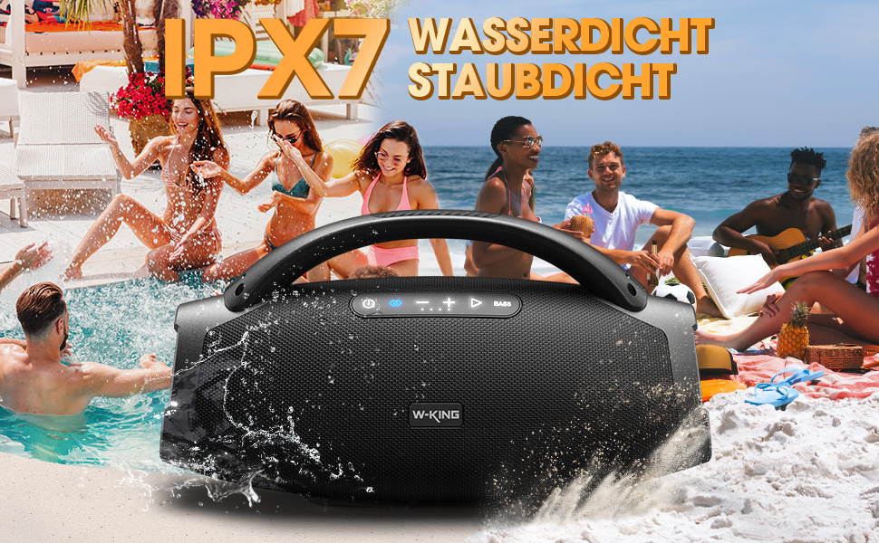 W-King Bluetooth Колонка 330W Peak, 200W RMS, 7.5