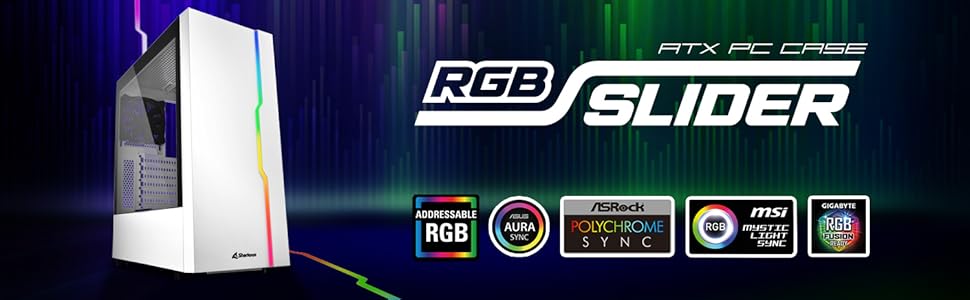 Корпус для ПК Sharkoon RGB Slider