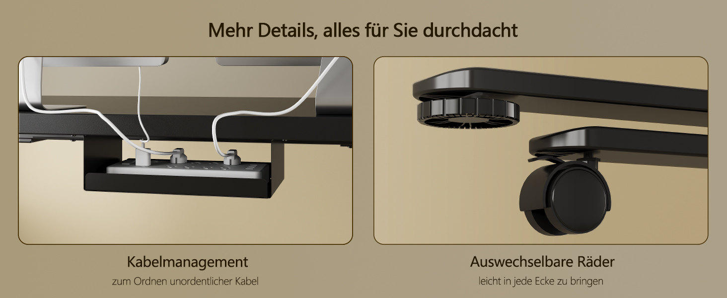 Регульований стіл, 180x80 см, електричний стоячий стіл з подвійним мотором, сенсорна панель, USB-A, організація кабелів, стільниця 25 мм, ергономічний офісний стіл, білий