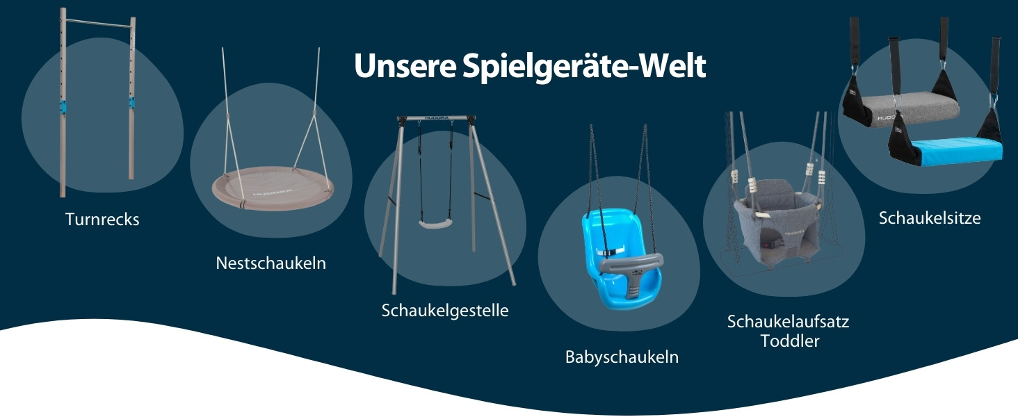 Дерев'яна гойдалка Hudora чорного кольору - дитяче крісло-гойдалка з гуми - сертифікована TÜV Rheinland/GS, з регульованими тросами - гойдалка для дітей та дорослих до 100 кг