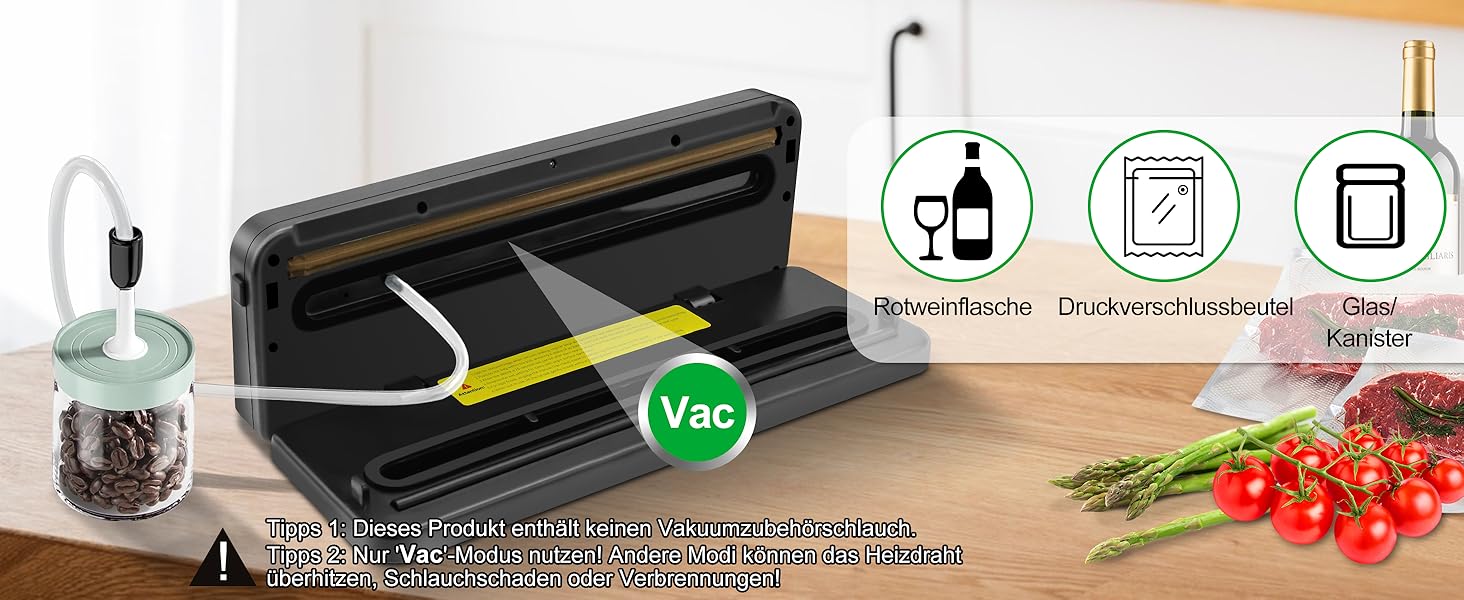 Вакууматор 7 в 1 професійний з різаком, цифровим таймером та 100 пакетами для вакуумування, автоматичний запечатувач