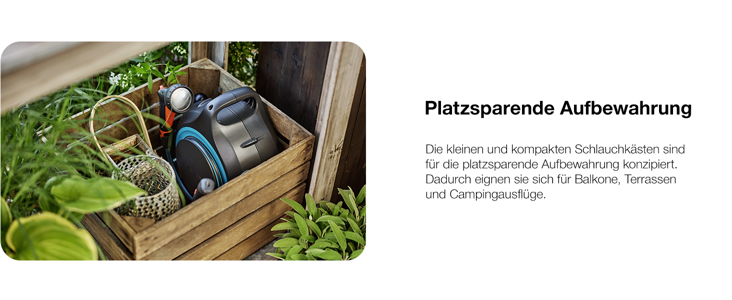 Gardena Mobile Schlauchbox MoveMatic: Автоматична мобільна система для зберігання садового шланга 18690-20