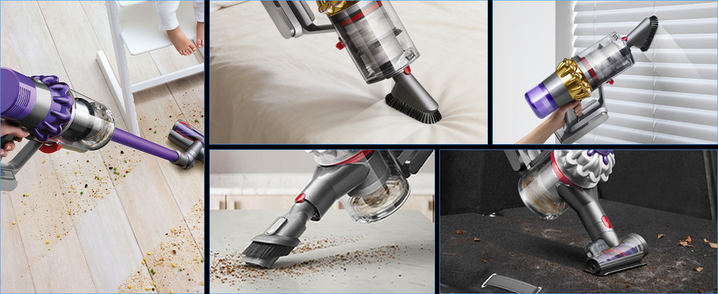 Акумулятор для пилососа Dyson V6 6000mAh Powtree (DC62, DC58, DC59, DC61, DC72, DC74) + 2 фільтри + захисна кришка