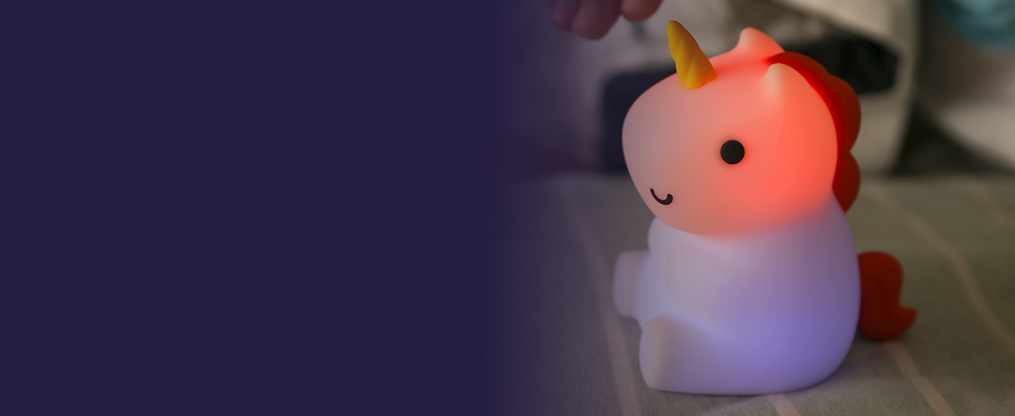 Дитячий LED нічник MegaLight (Maggy Magic) — RGB підсвітка, регулювання яскравості, сенсорне керування та звукові ефекти, USB, сертифікована іграшка для дітей та немовлят